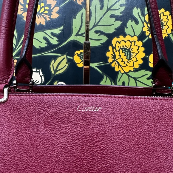 Cartier C de Cartier Tote – Burgundy Grained Calfskin – 2016 - Picture 6 of 16